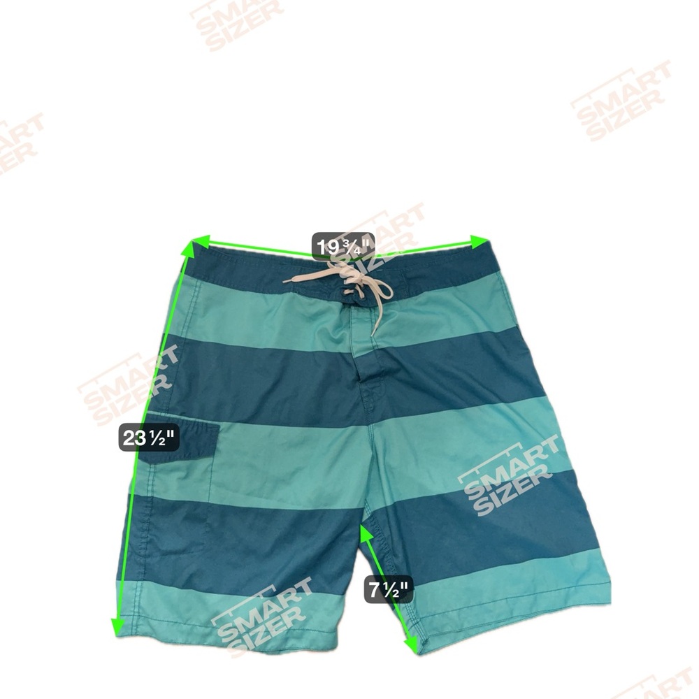 Old Navy Blue and Teal Men Swim Board Shorts‎